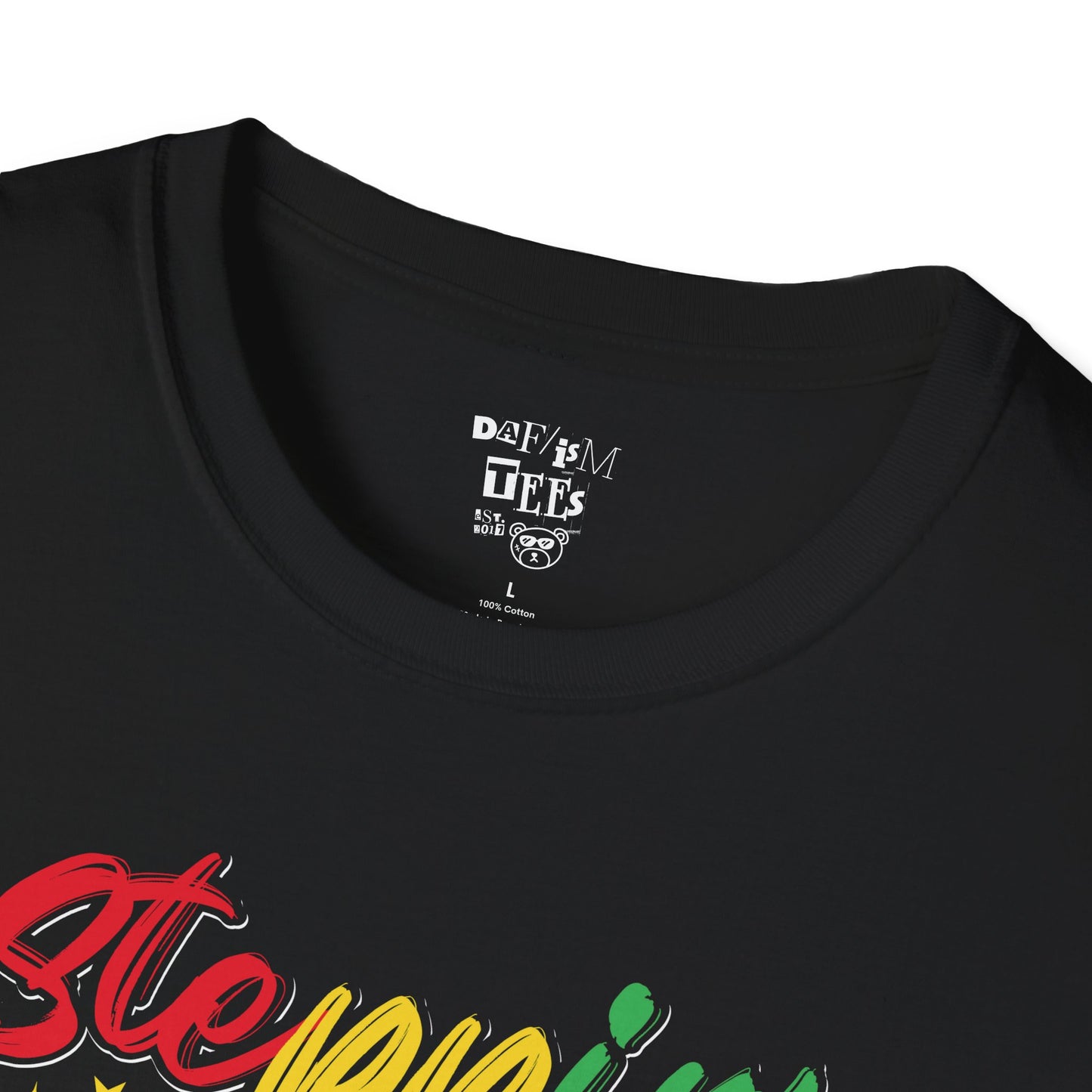 Juneteenth Celebration T-Shirt - Steppin' with Colorful Sneakers