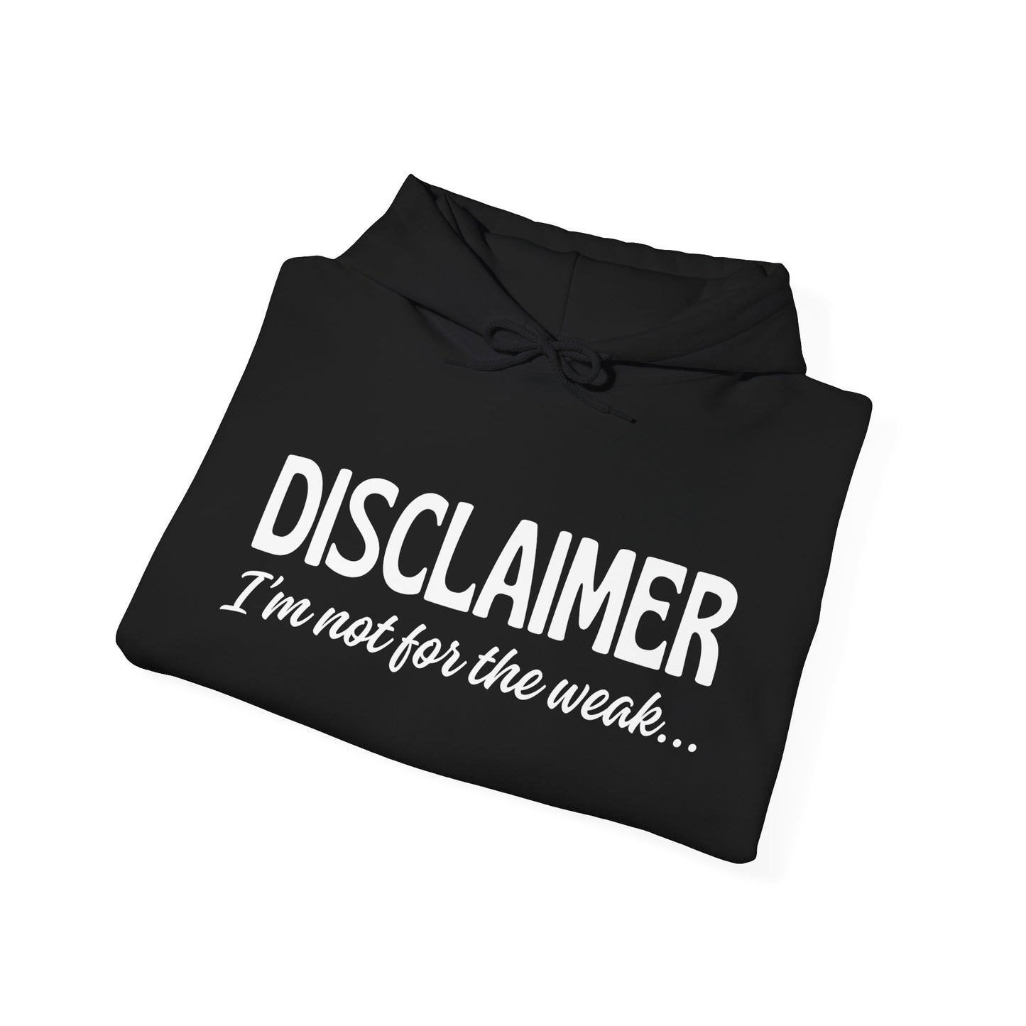 Sarcasm Heavy Blend Hoodie - Disclaimer... Not for the Weak