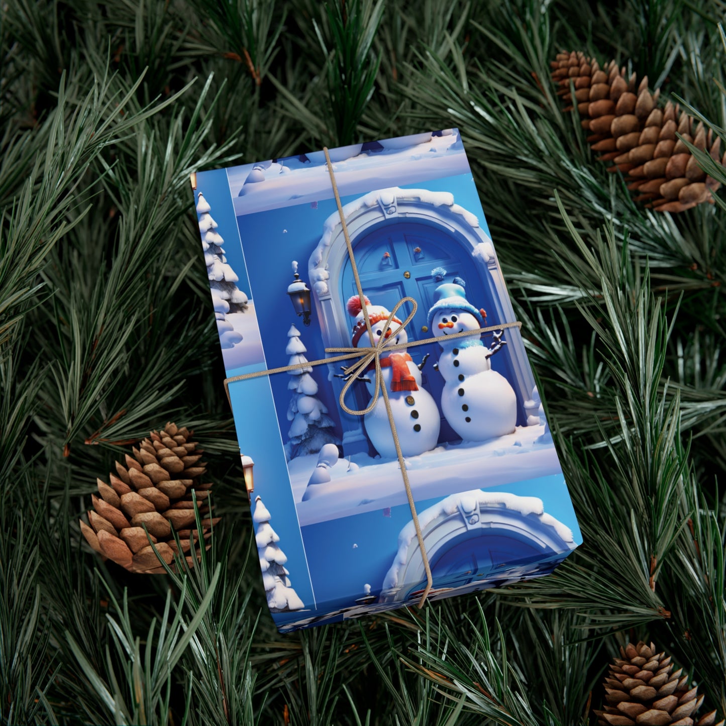 Snowman Duo Gift Wrap Papers