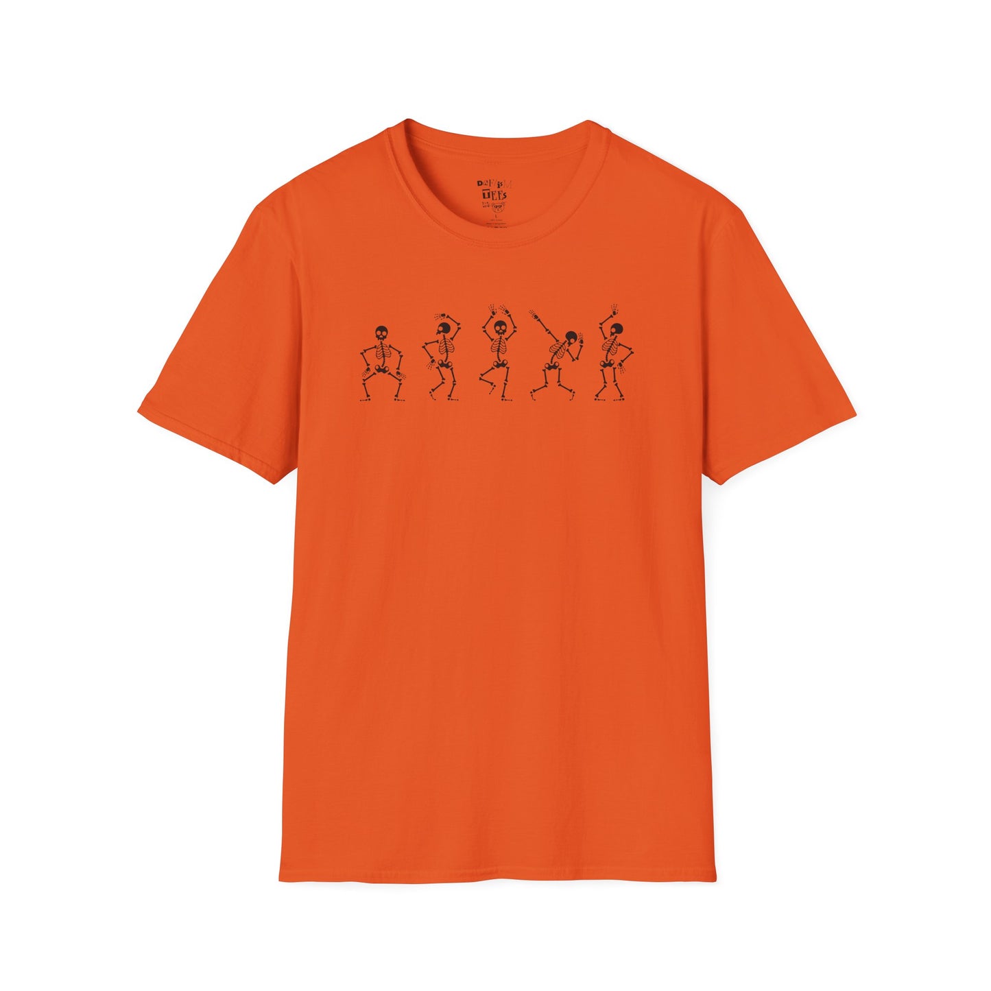 Skeleton Dance Moves Family Halloween Tee - Adult