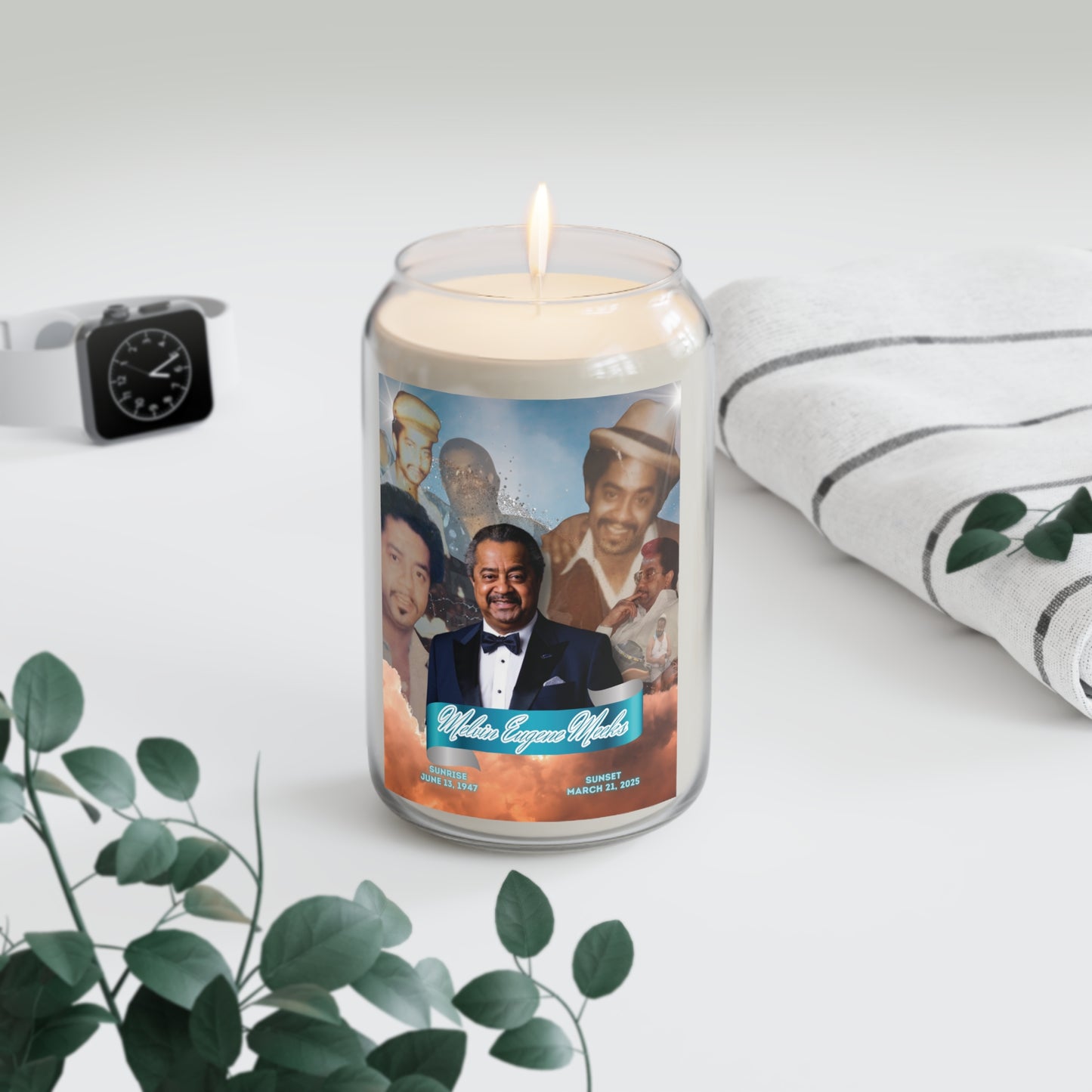 Memorial Scented Candle - Celebrating Legacy and Love