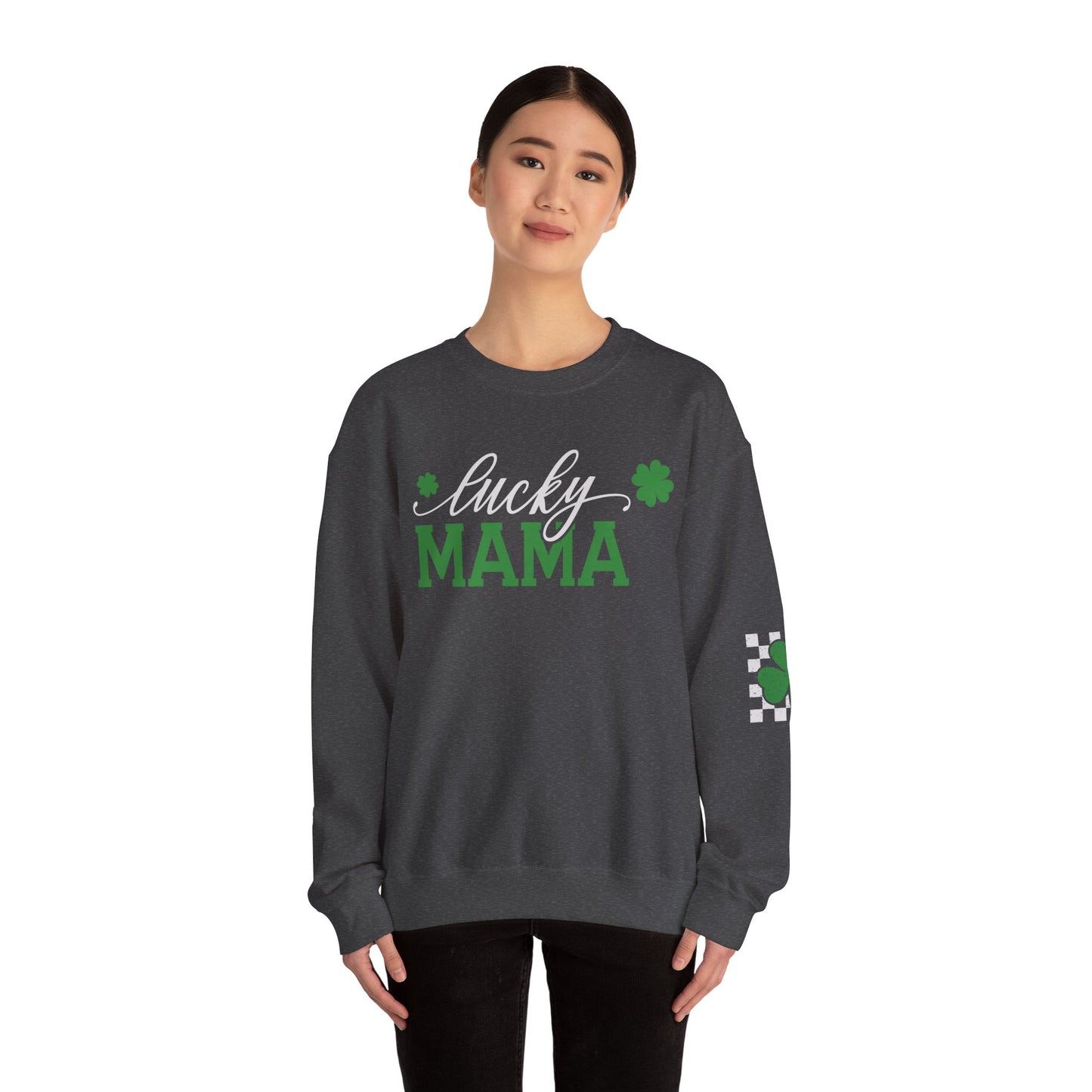 Lucky Mama Crewneck Sweatshirt - St. Patrick's Day Charm