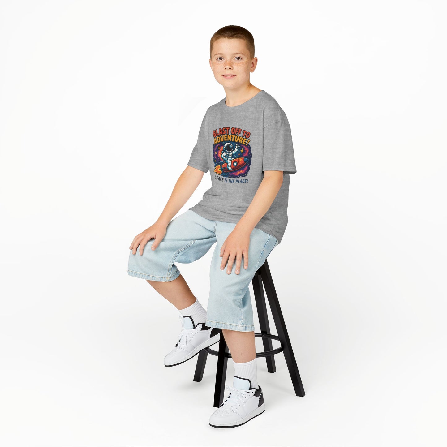 Blast Off Kids Tee - Space Adventure
