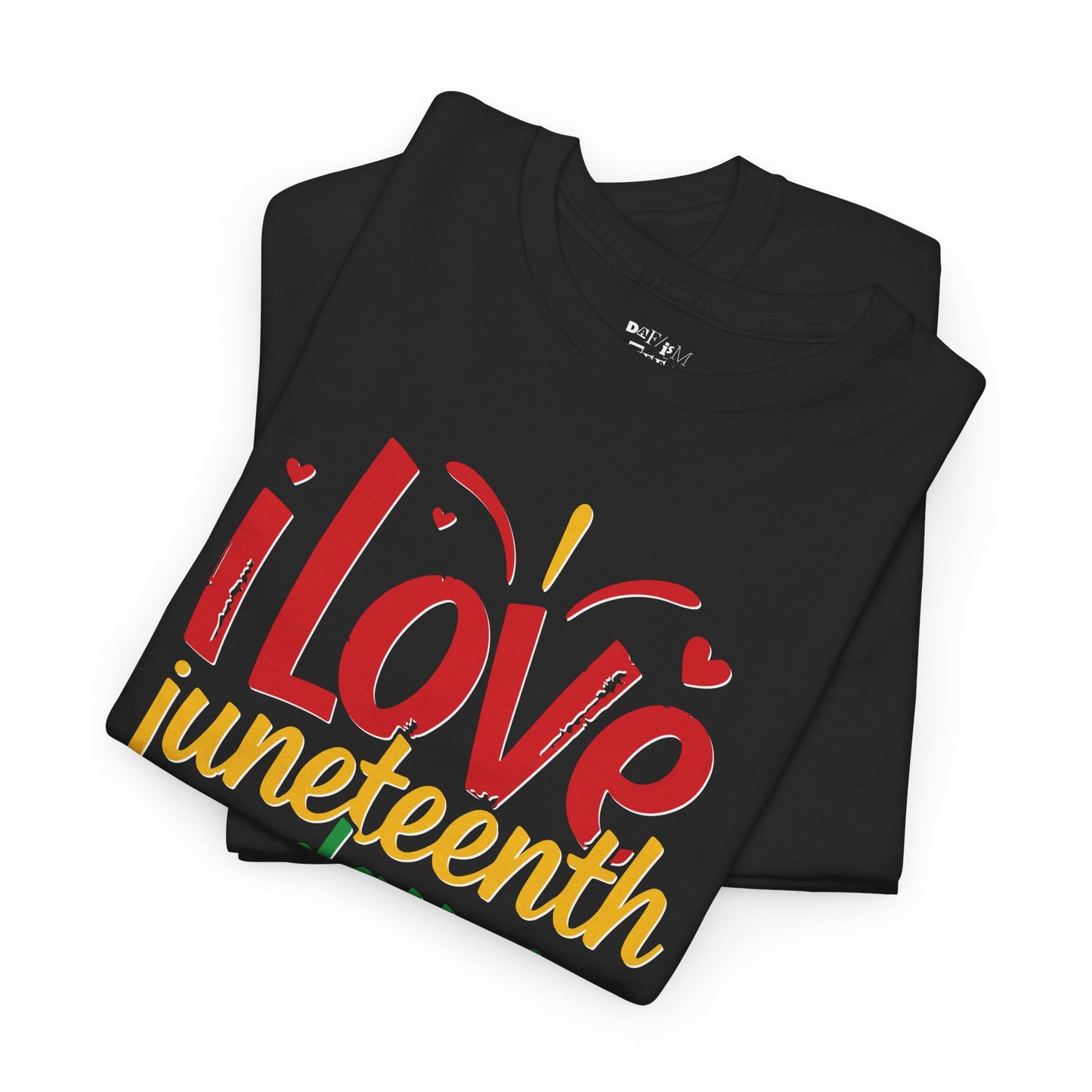 Juneteenth Celebration Unisex Heavy Cotton Tee - I Love Juneteenth Day