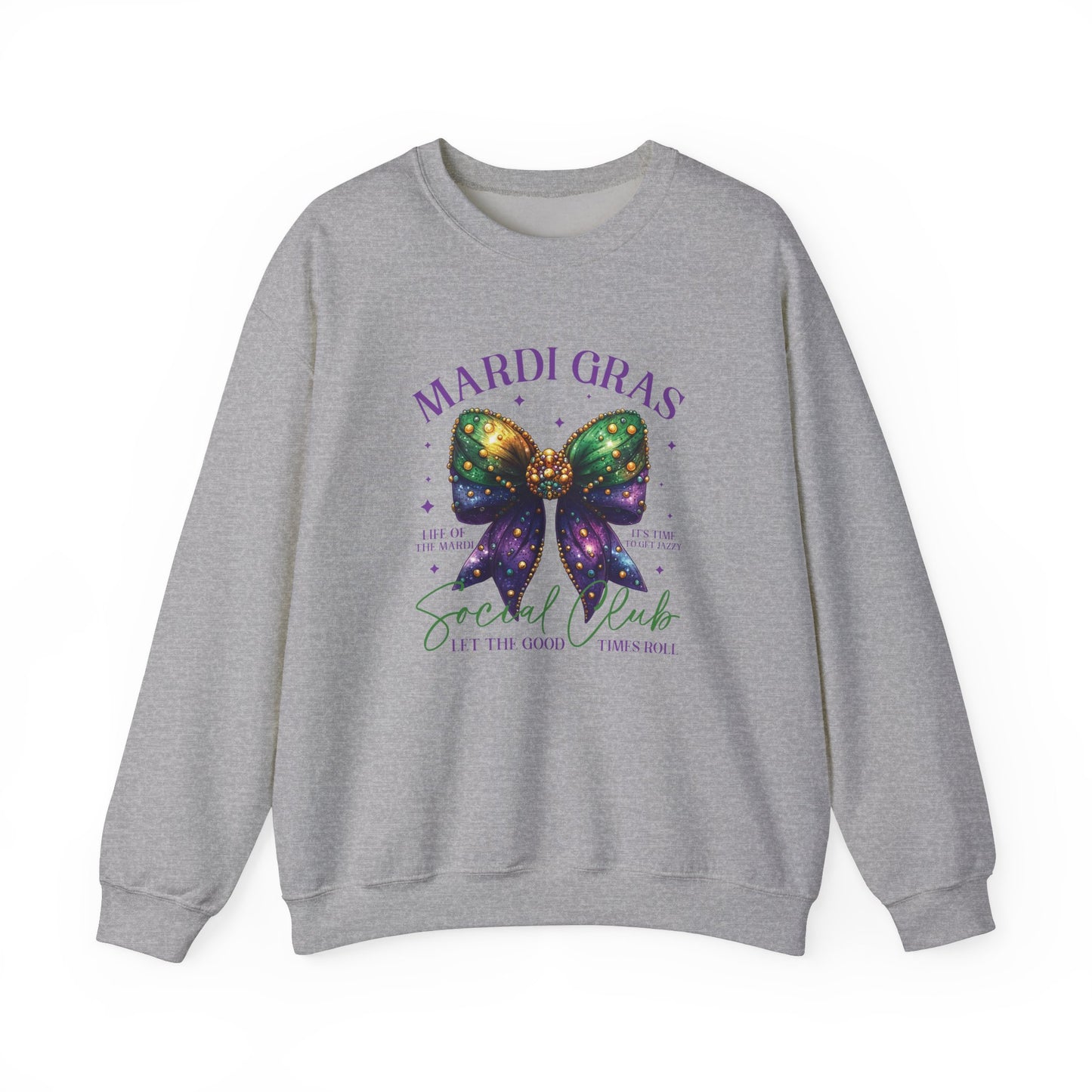 Mardi Gras Martini Club Sweatshirt