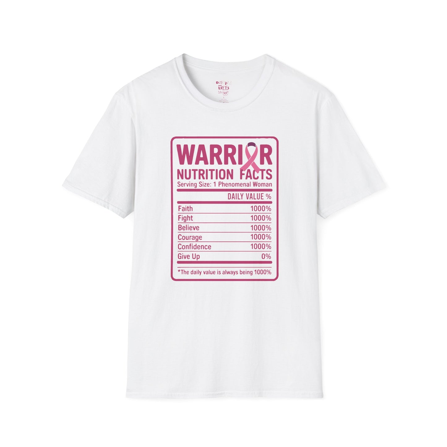 Warrior Nutrition Facts -October Breast Cancer