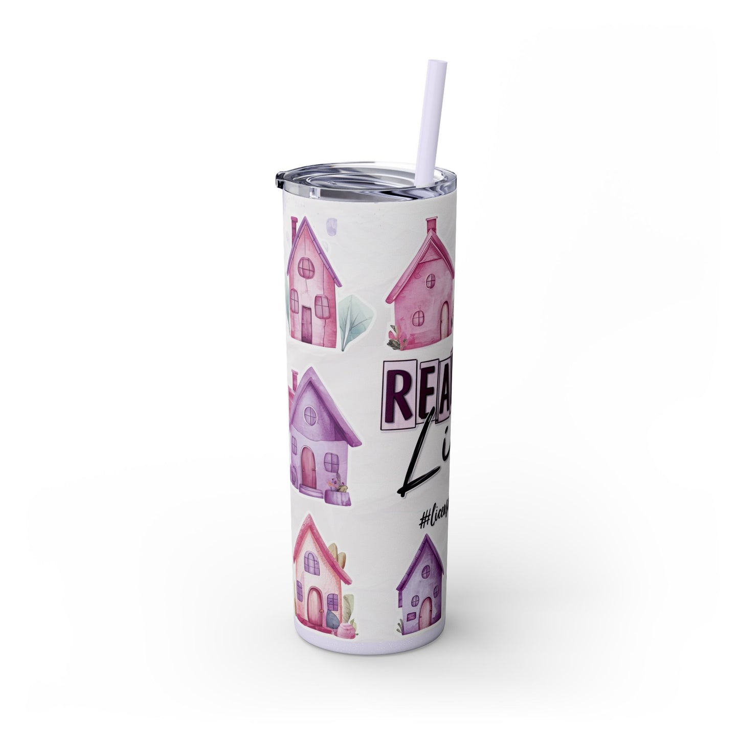 Realtor Life Tumbler, 20oz Skinny Drinkware for Real Estate Agents, Housewarming Gift, Personalized Travel Mug, Office Accessories