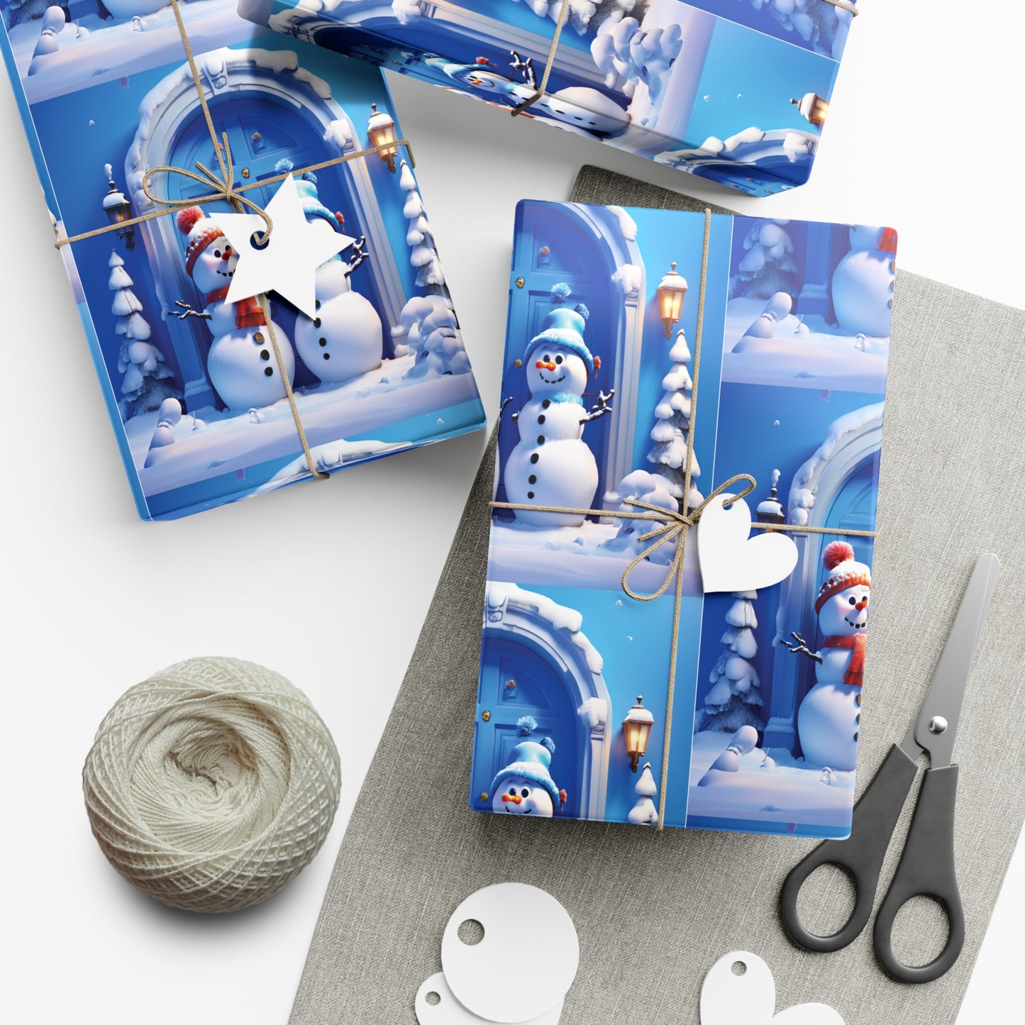 Snowman Duo Gift Wrap Papers