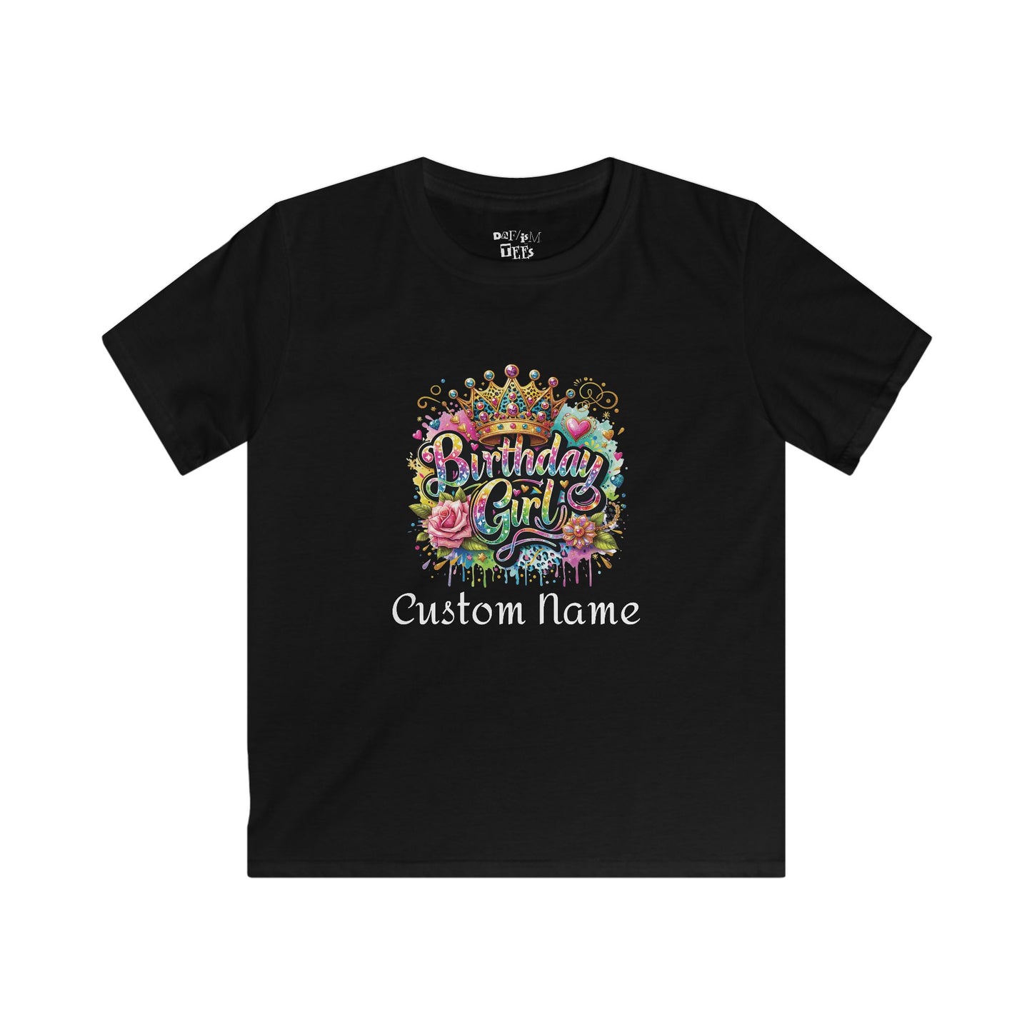 Custom Birthday Girl Tee - Youth