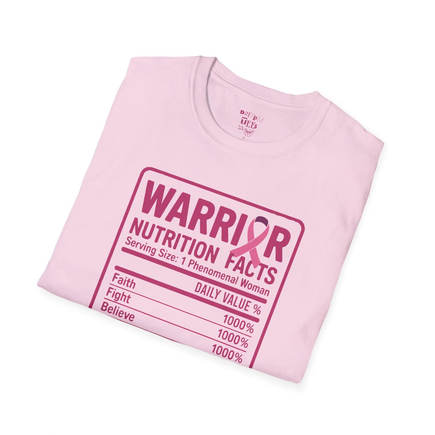 Warrior Nutrition Facts -October Breast Cancer