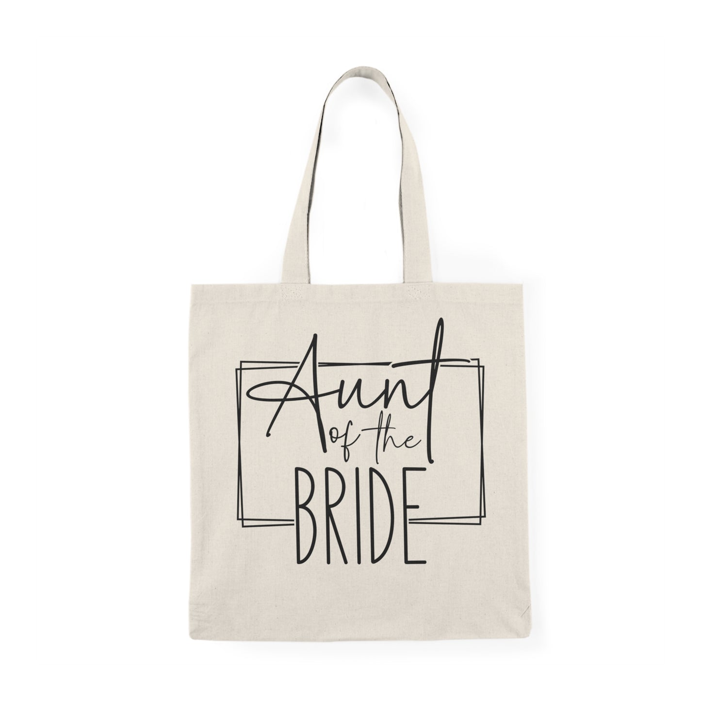 Customizable Wedding Tote Bag for Aunt of the Bride