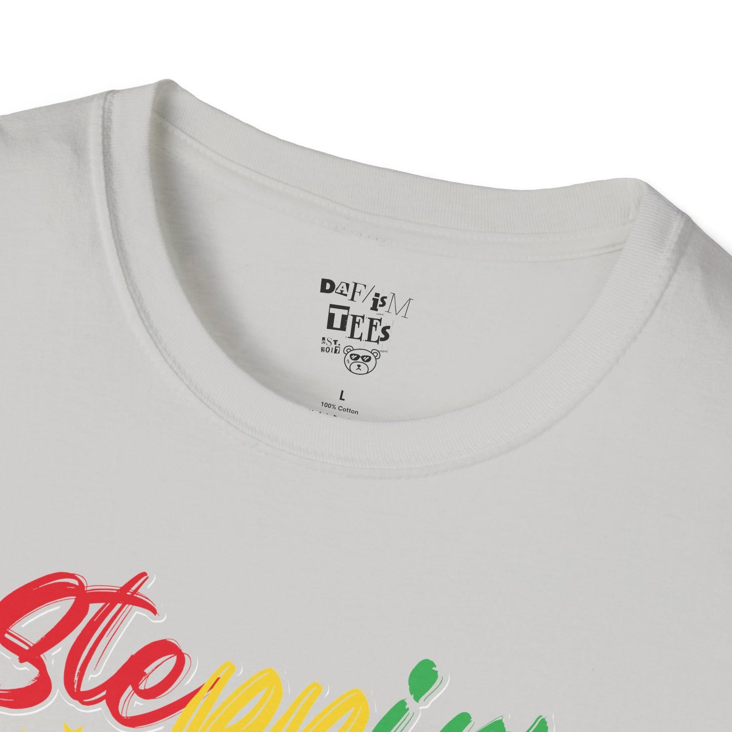 Juneteenth Celebration T-Shirt - Steppin' with Colorful Sneakers