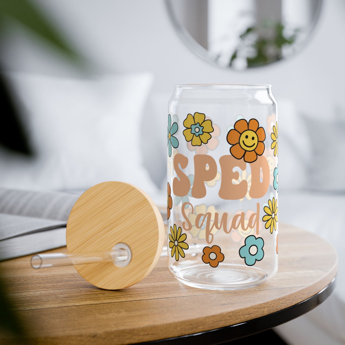 SPED SQUAD Flower Sipping Glass