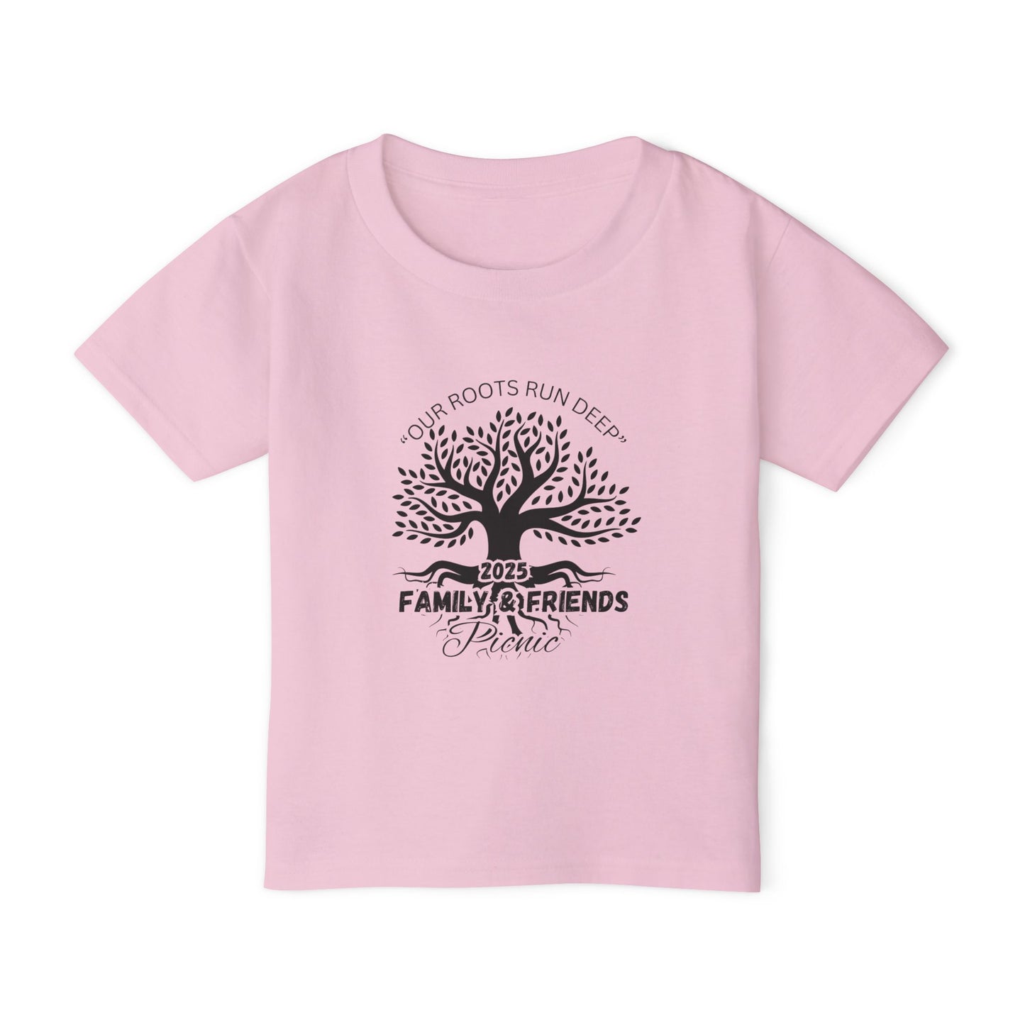Our Roots Run Deep: Family & Friends Picnic: Personalized Kids Shirt