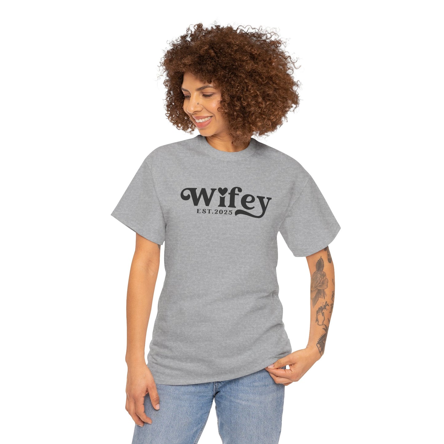 Wifey est. 2025 Married Bride Wedding Shirt