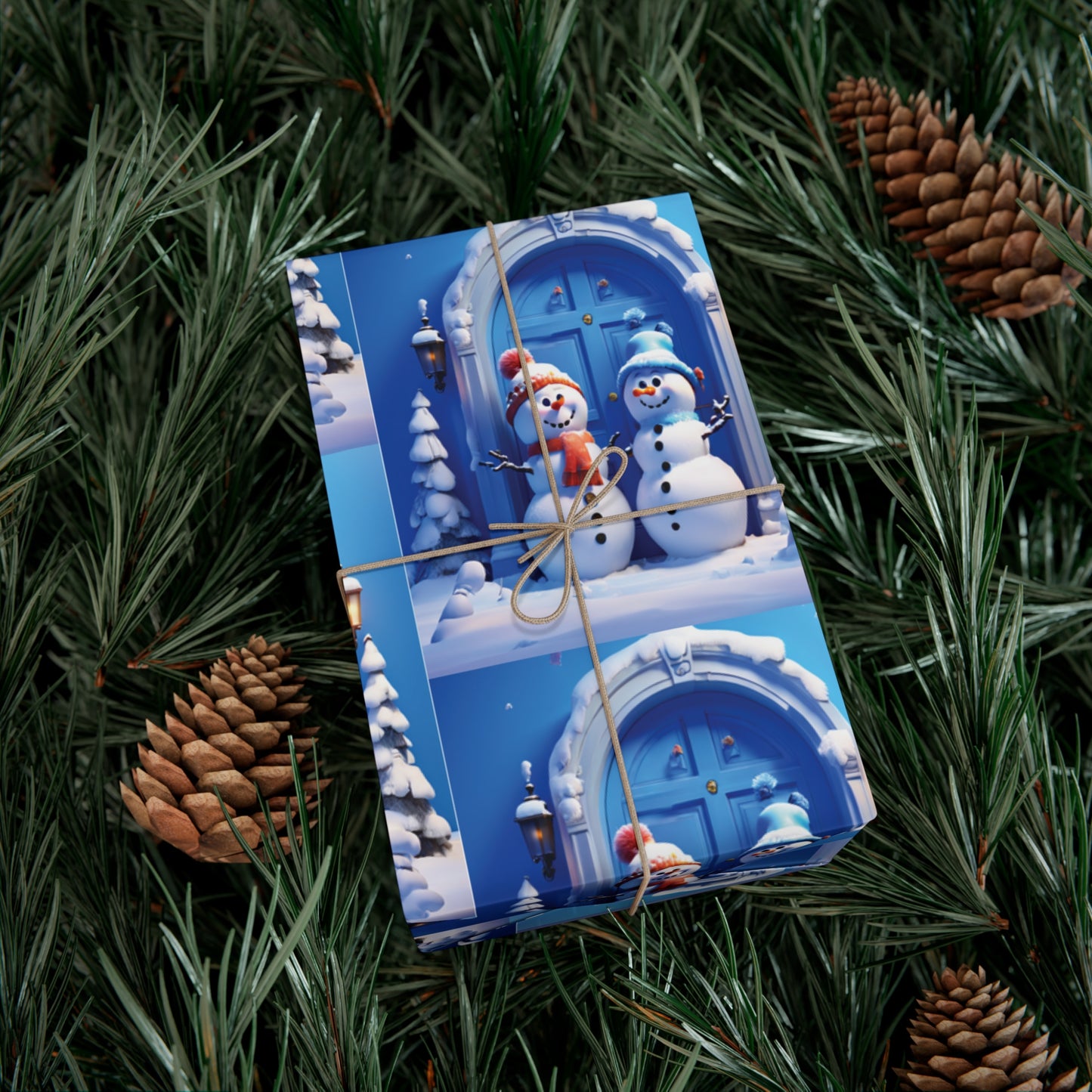 Snowman Duo Gift Wrap Papers