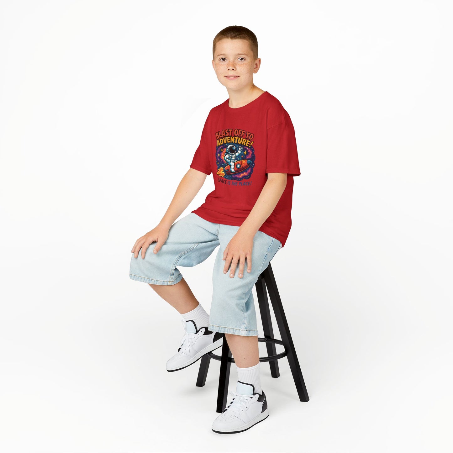 Blast Off Kids Tee - Space Adventure