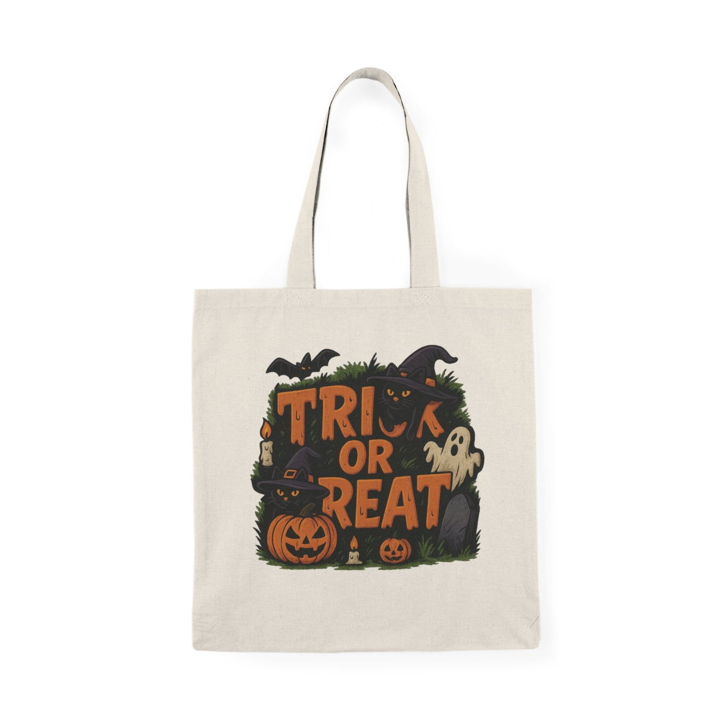 Halloween Trick or Treat Tote Bag | Customizable
