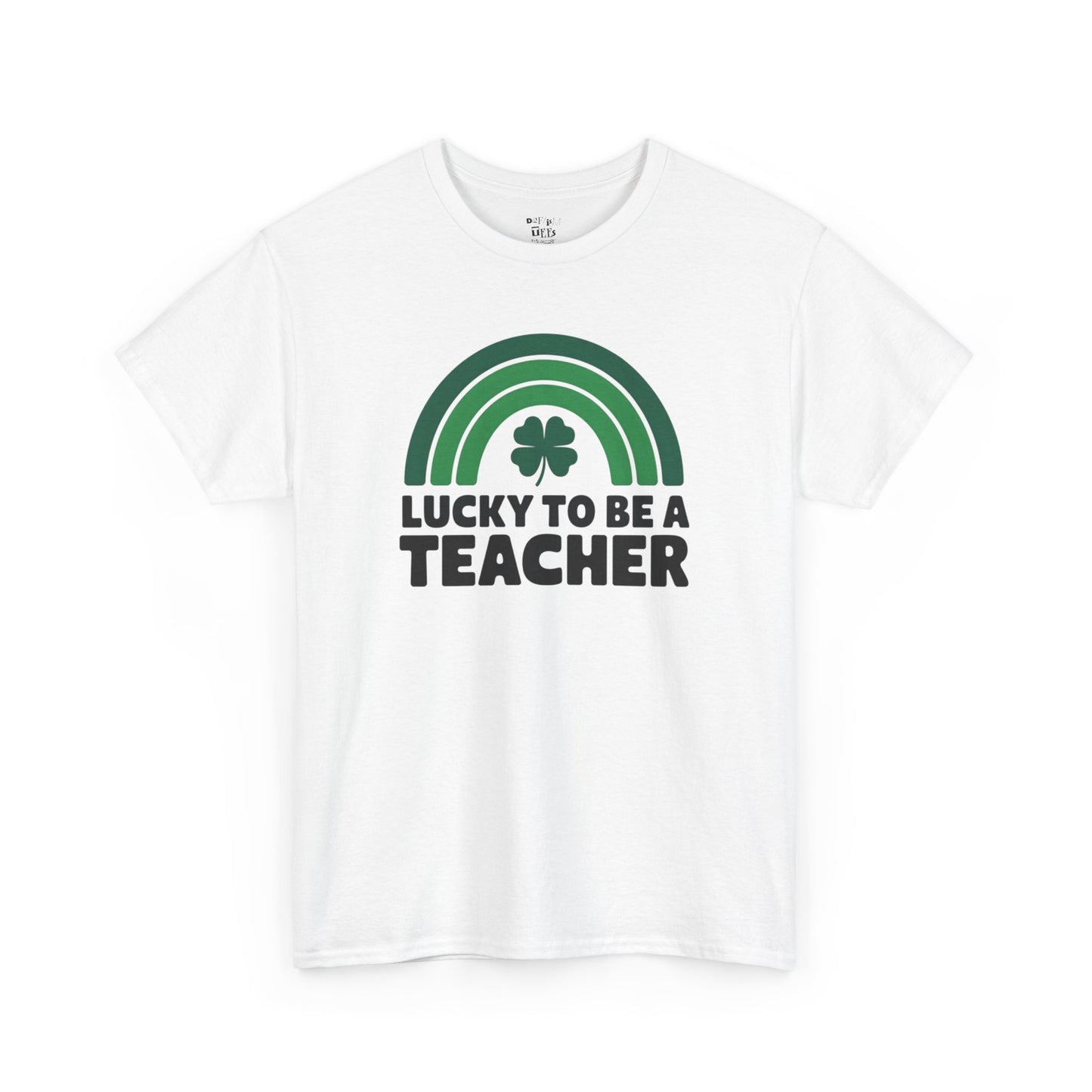 Lucky to Be a Teacher Unisex Heavy Cotton Tee