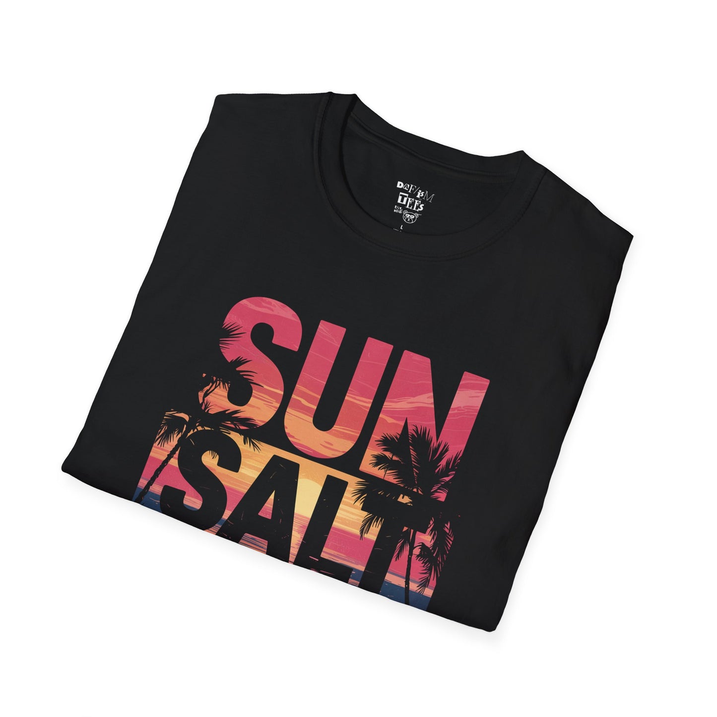 Summer Vibes Unisex T-Shirt, Sun Salt Sand Tee, Beachwear, Vacation Top, Casual Summer Shirt, Gift for Beach Lovers