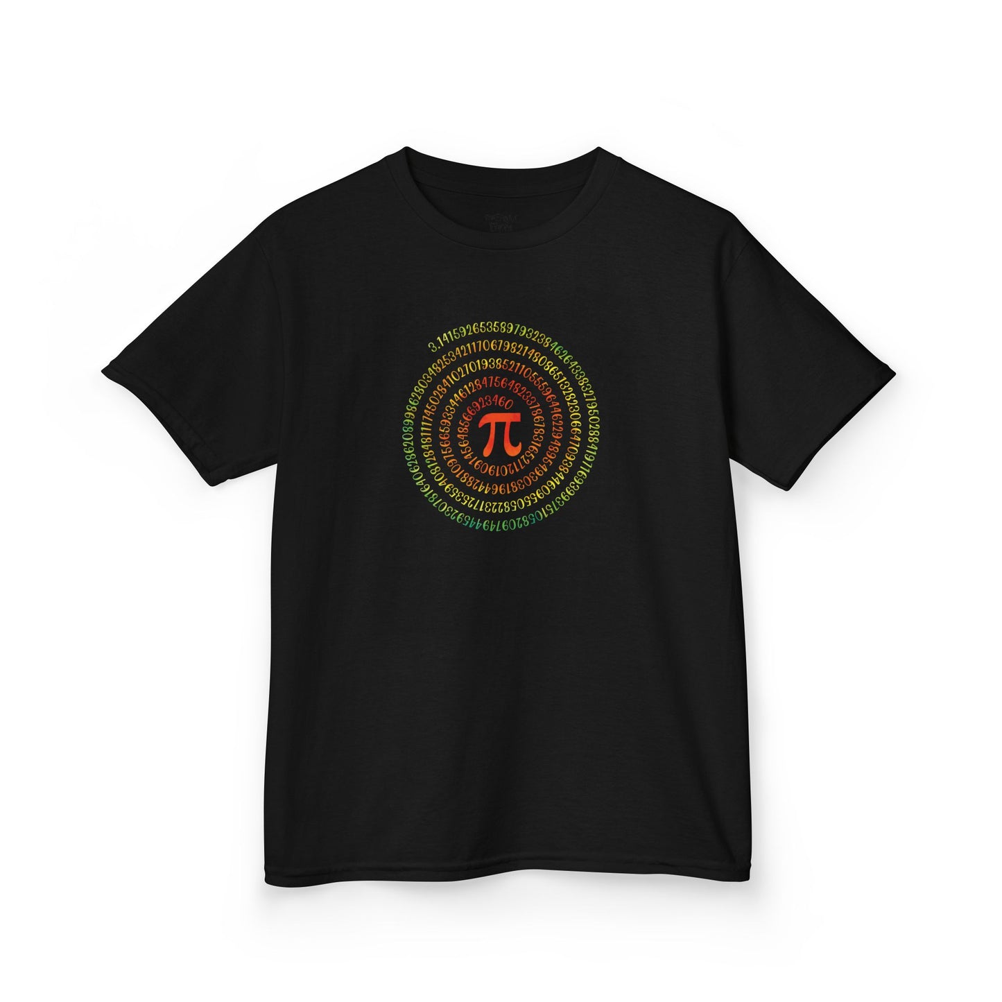 Kids Heavy Cotton™ Tee - Colorful Pi Enthusiast Shirt