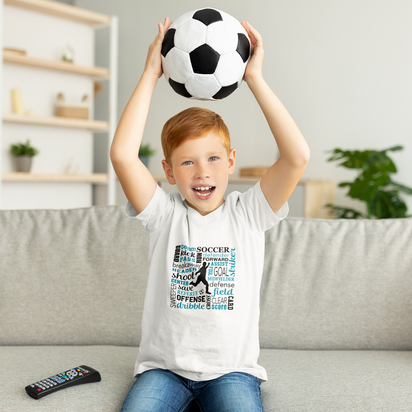 Soccer Words Heavy Cotton™ Tee - kids