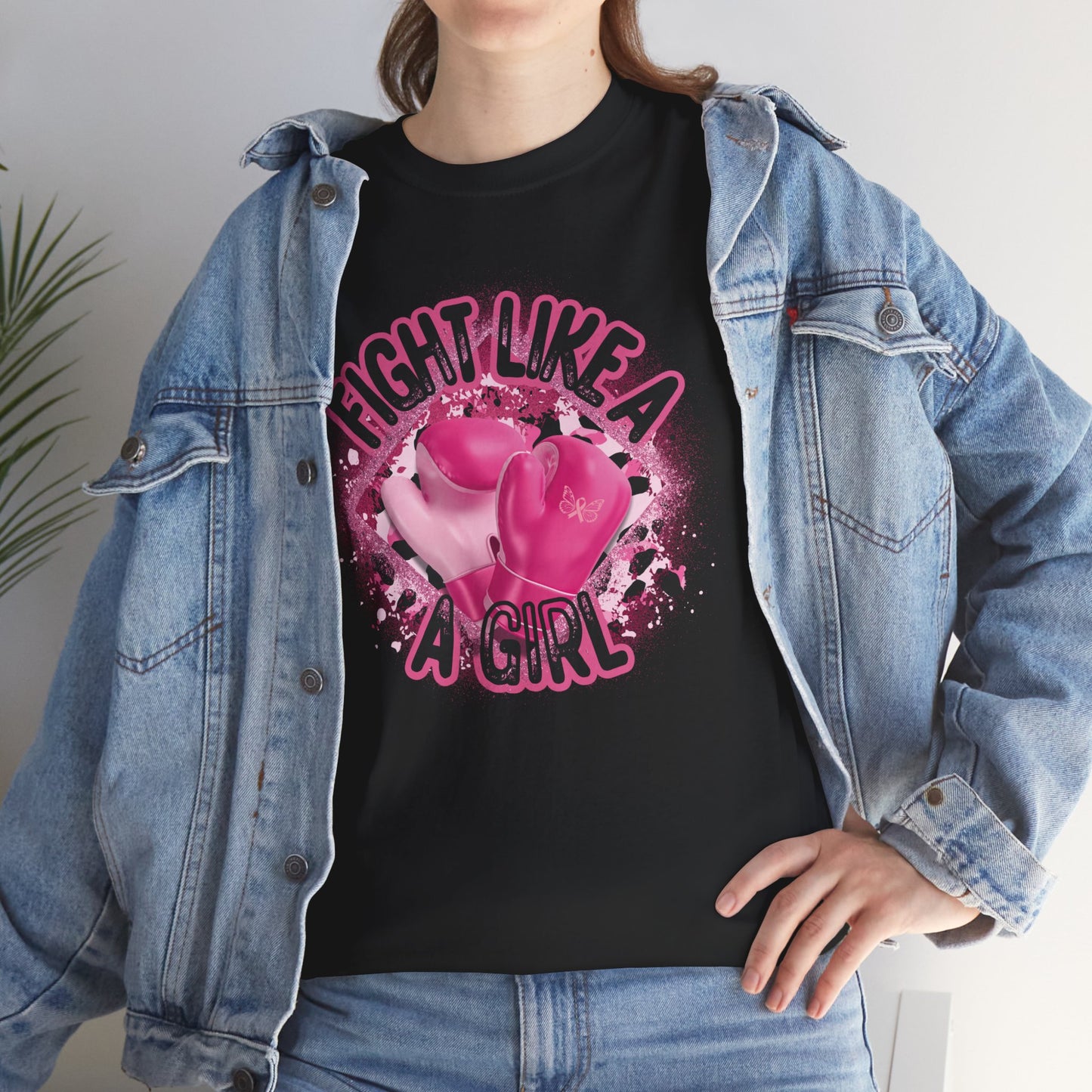 Fight Light a Girl Breast Cancer Awareness Tee