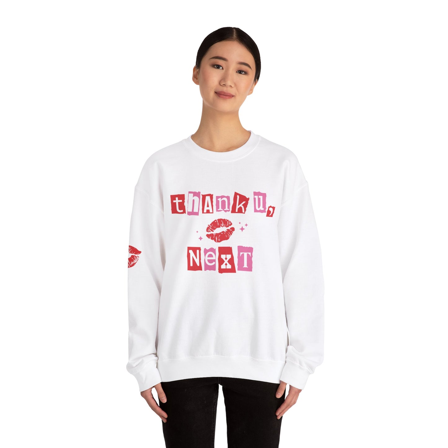 Valentine Unisex Sweatshirt Thank u Next