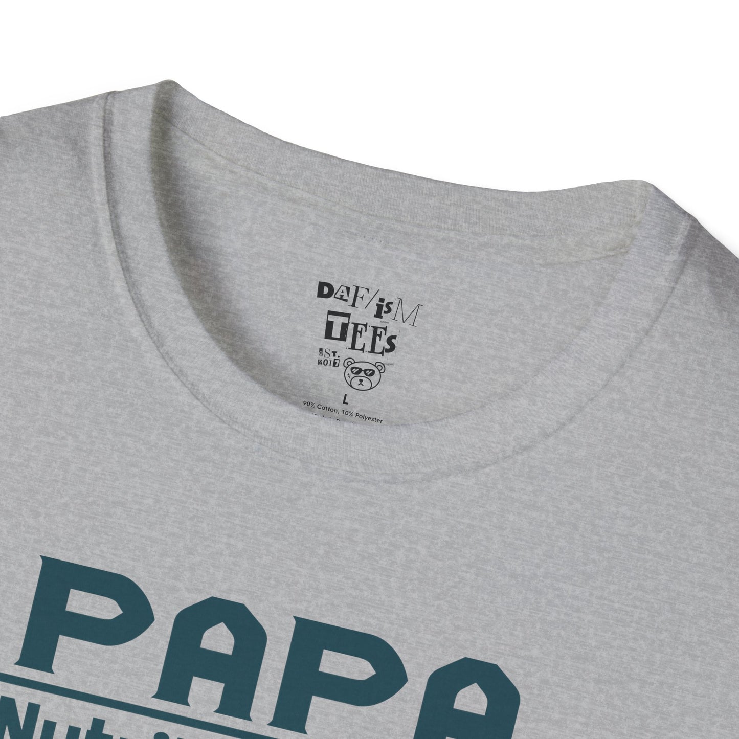 Papa Nutrition Facts T-Shirt, Gift for Dad, Father's Day Shirt, Men's Casual Tee, Family Reunion Apparel, Funny Dad Shirt