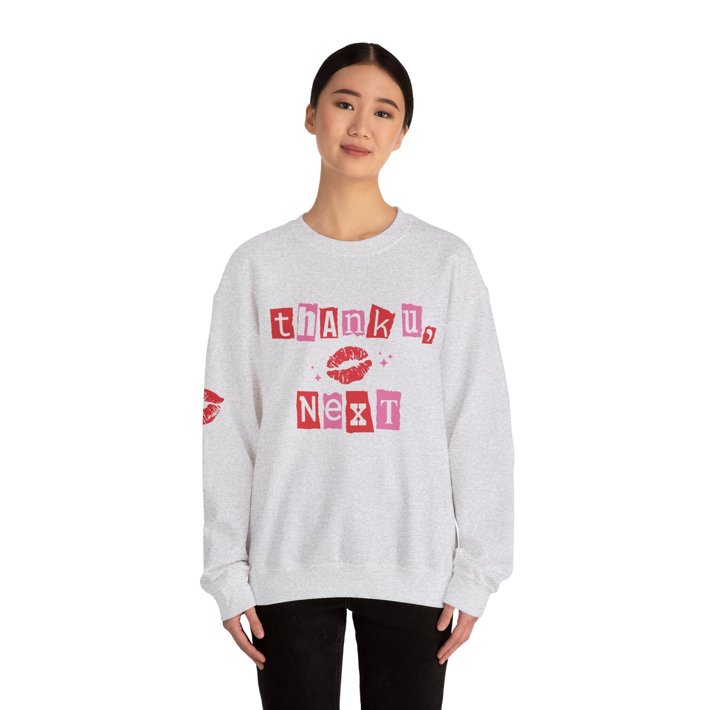Valentine Unisex Sweatshirt Thank u Next