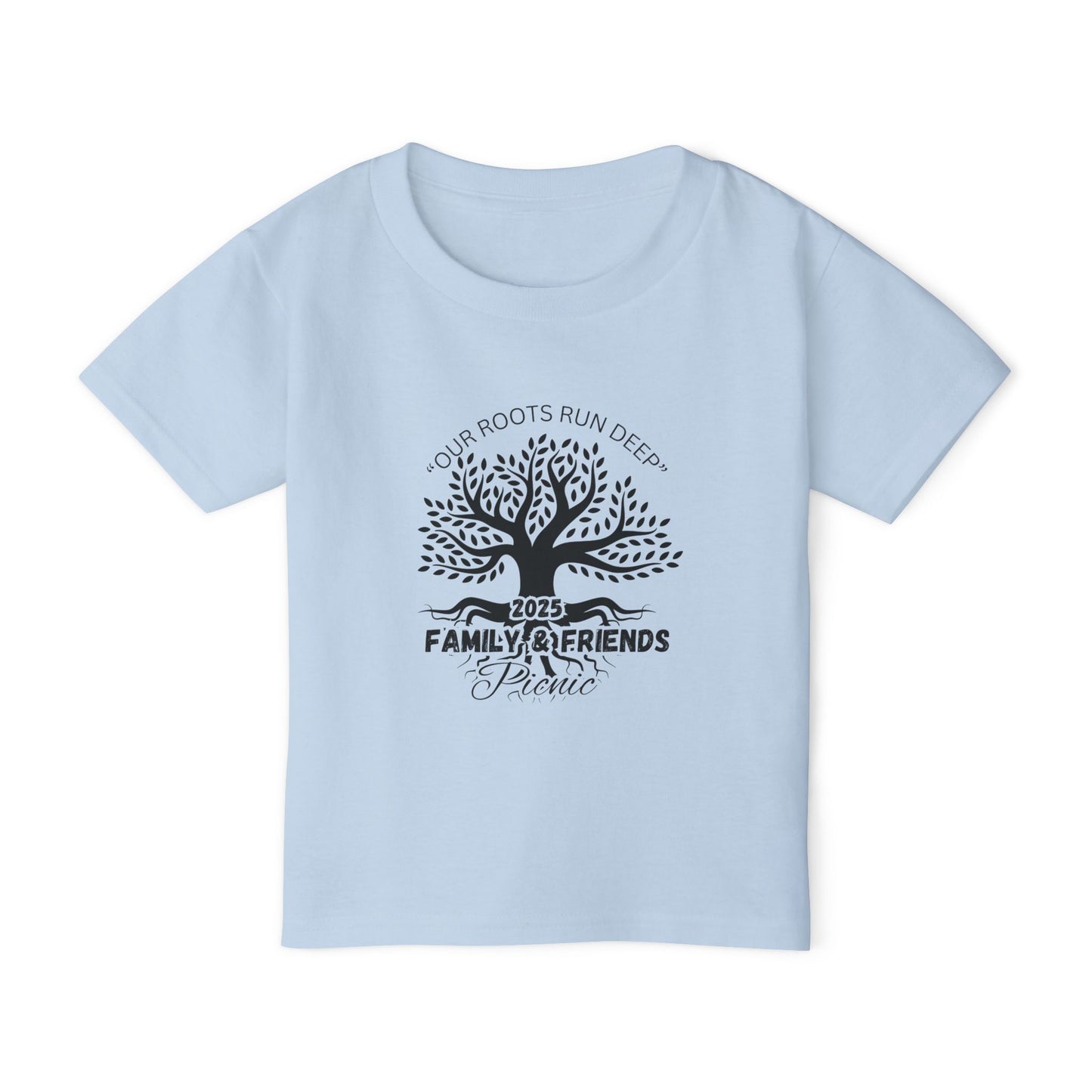 Our Roots Run Deep: Family & Friends Picnic: Personalized Kids Shirt