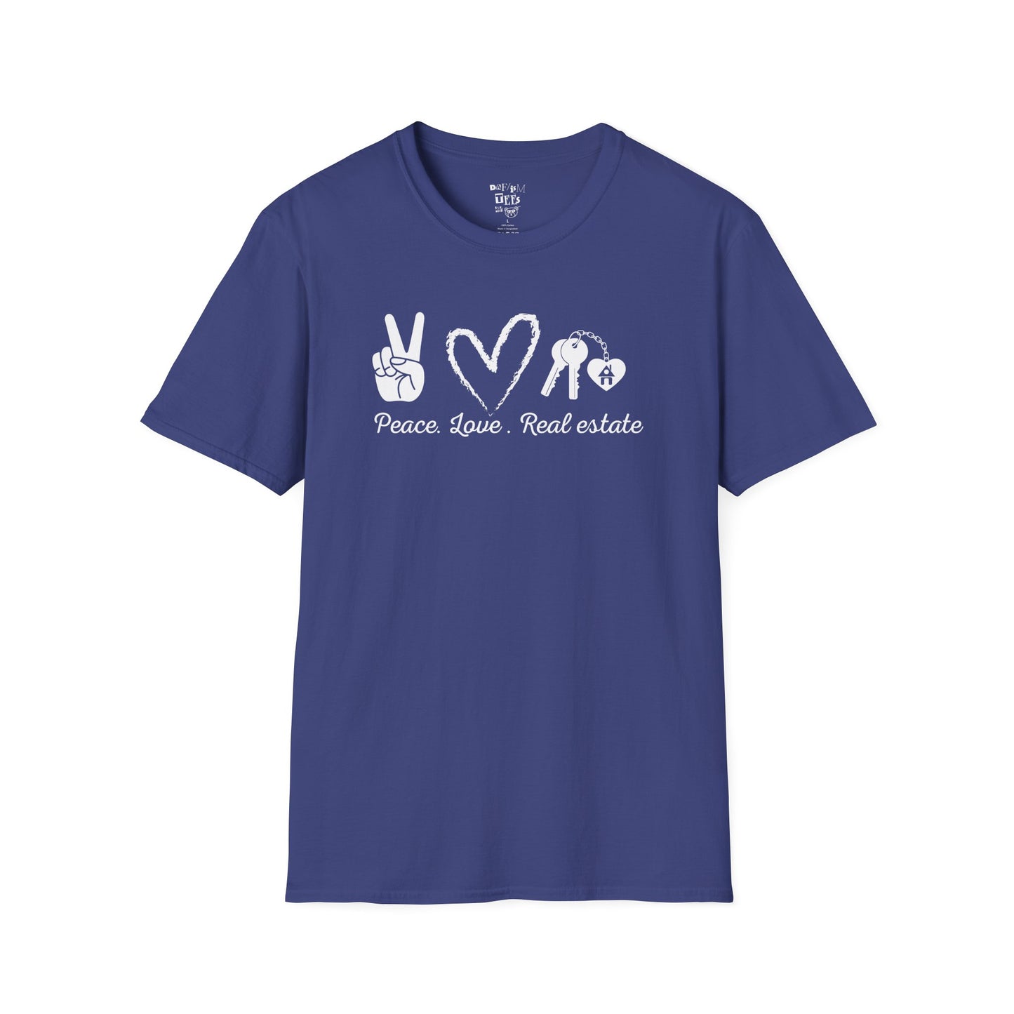 Peace Love Real Estate Unisex T-Shirt