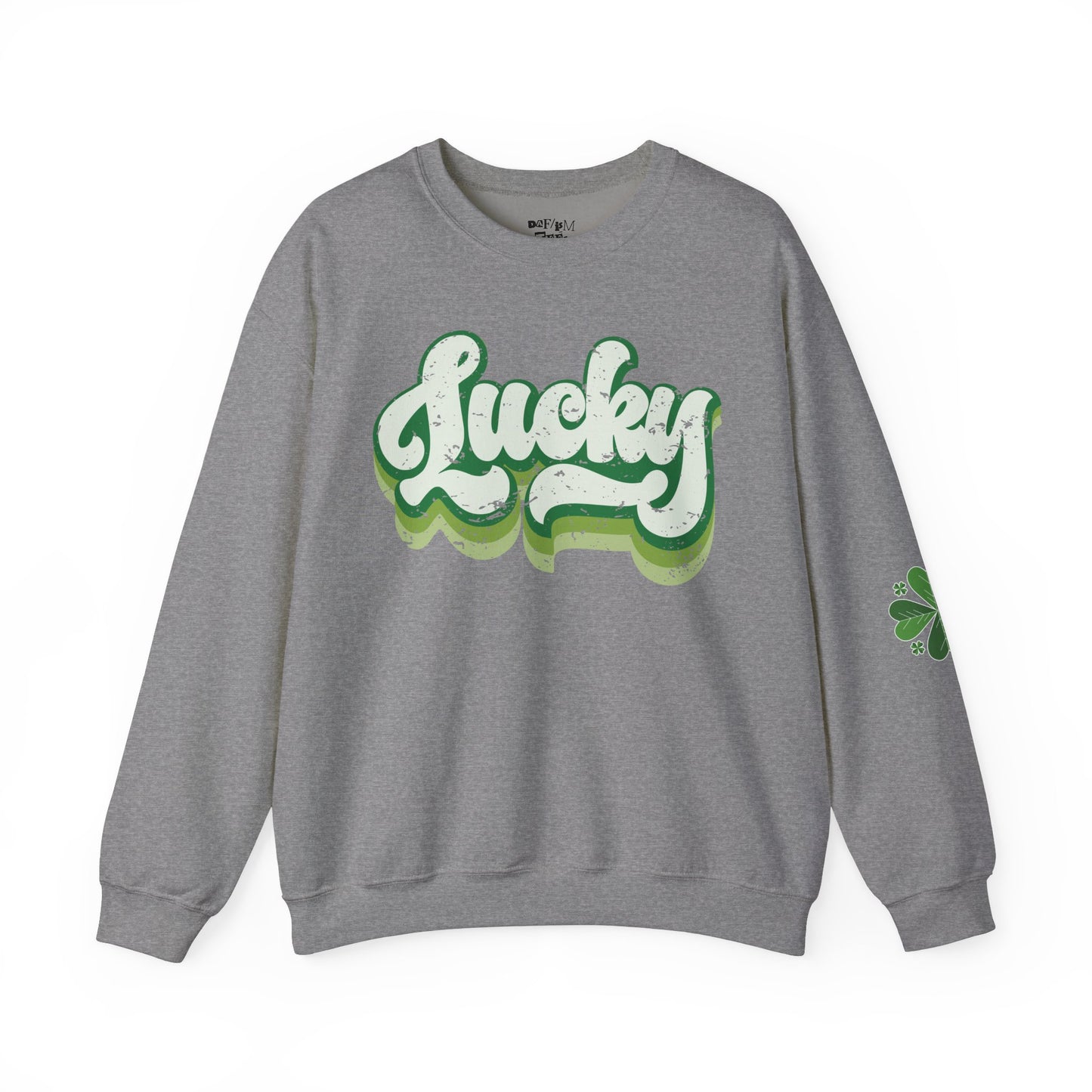 Lucky Shamrock Unisex Heavy Blend Crewneck Sweatshirt
