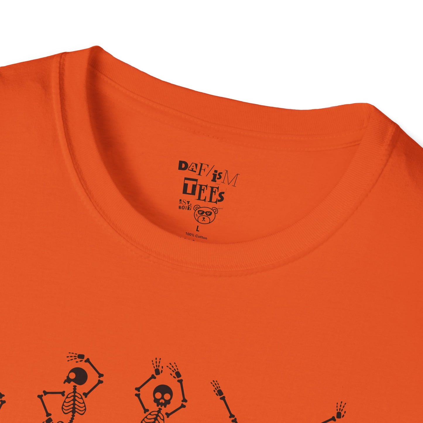 Skeleton Dance Moves Family Halloween Tee - Adult
