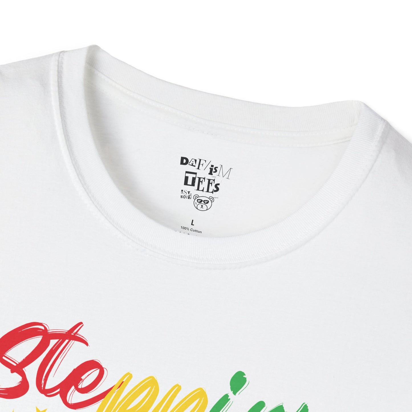 Juneteenth Celebration T-Shirt - Steppin' with Colorful Sneakers