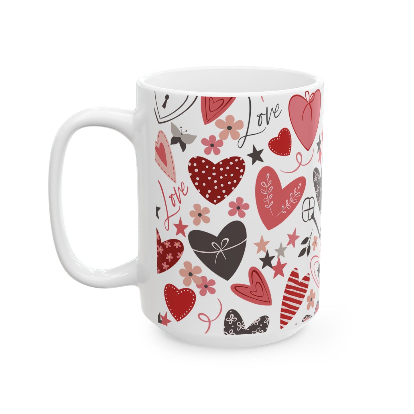 Love Patches Mug 15oz