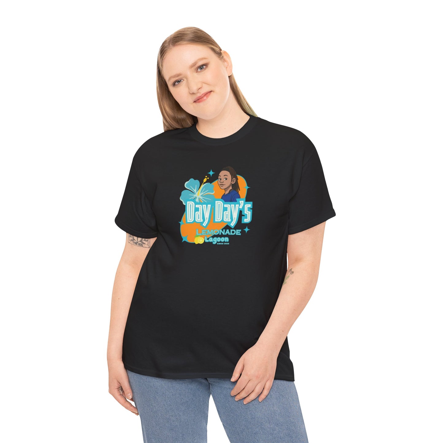 Day Day's Lemonade Lagoon Official Adult Tee - Fun Summer Vibes Shirt