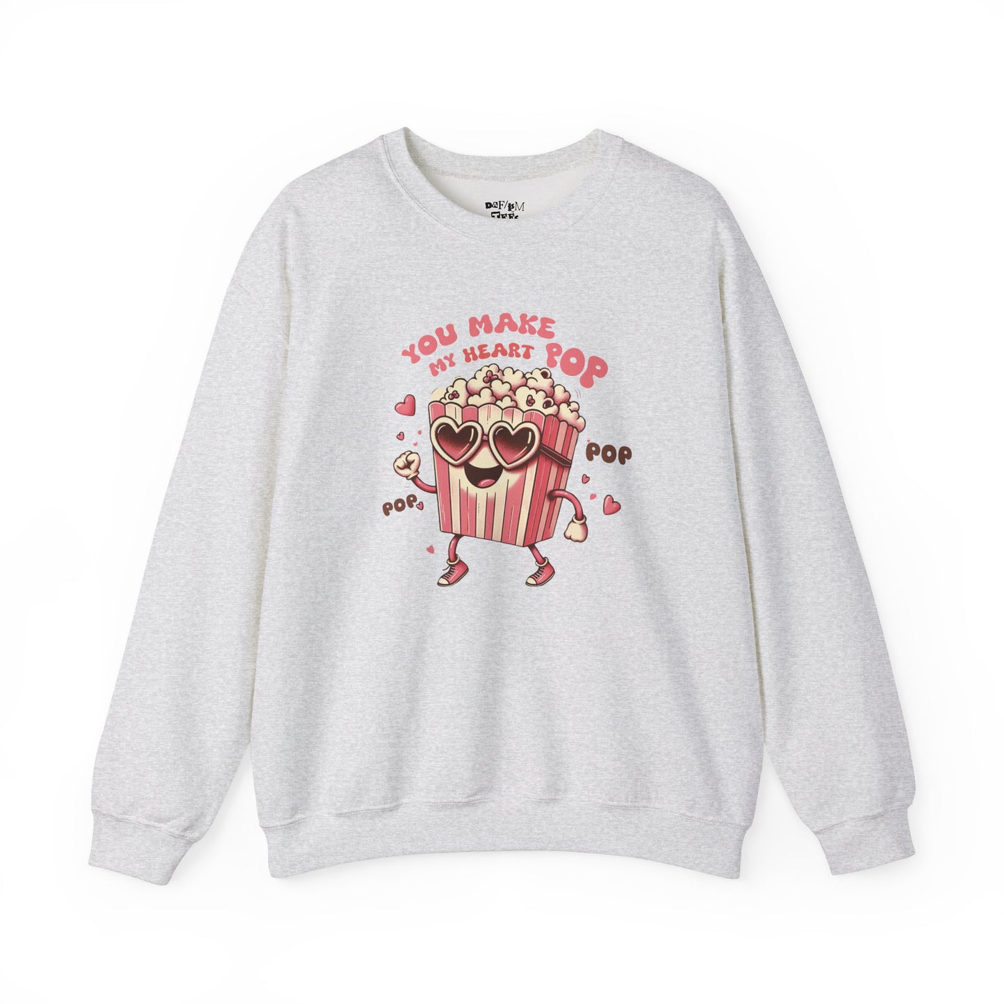 Valentine Heart Popcorn, You make my heart pop, couple movie night