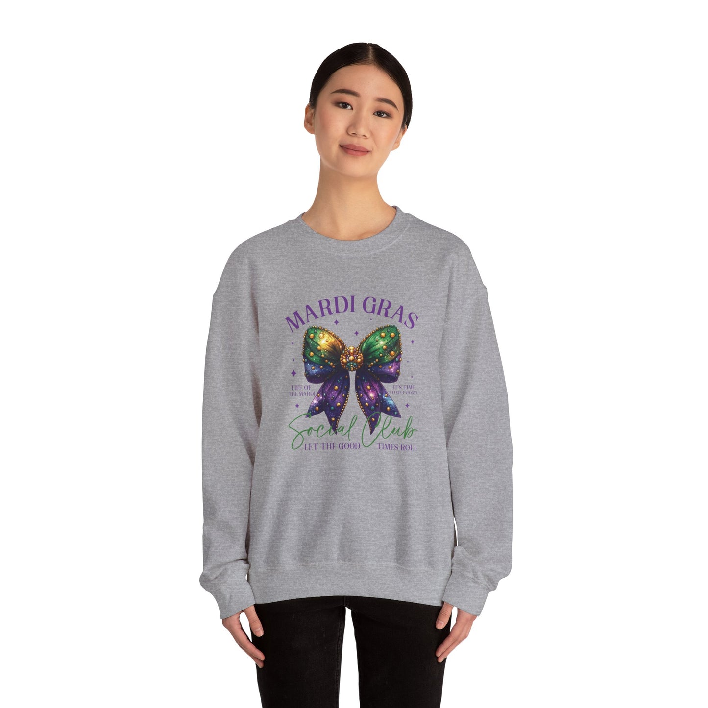 Mardi Gras Martini Club Sweatshirt