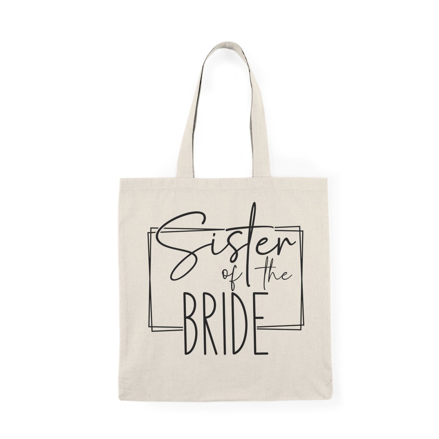 Customizable Wedding Tote Bag for Sister of the Bride