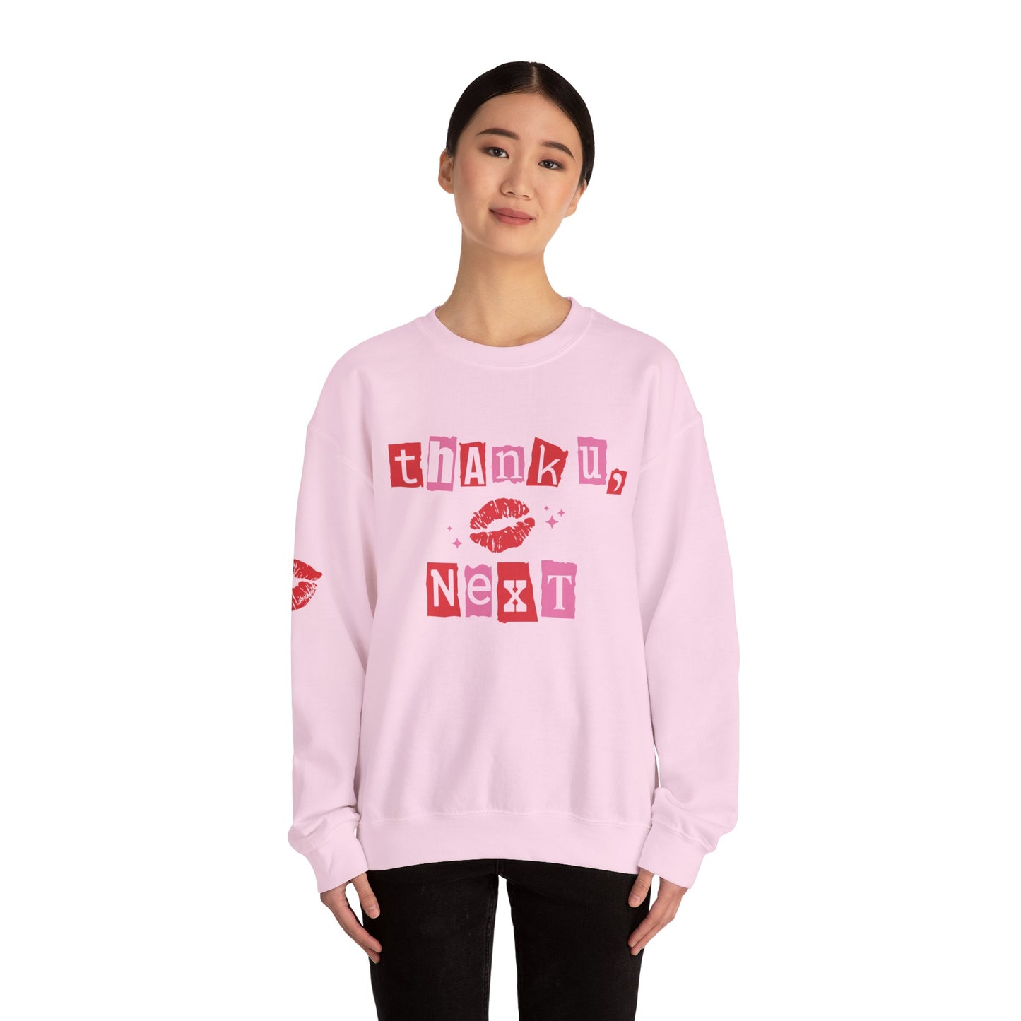 Valentine Unisex Sweatshirt Thank u Next