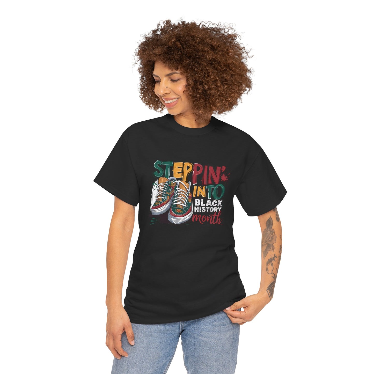 Steppin' Into Black History Month T-Shirt