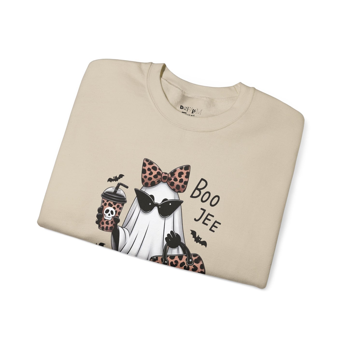 Boo Jee Halloween Ghost Crewneck Sweatshirt