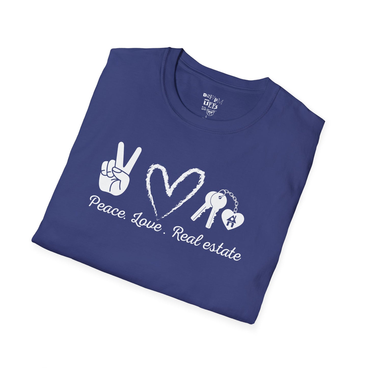 Peace Love Real Estate Unisex T-Shirt