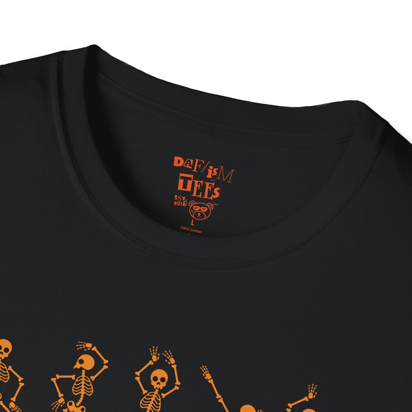 Skeleton Dance Moves Family Halloween Tee - Adult