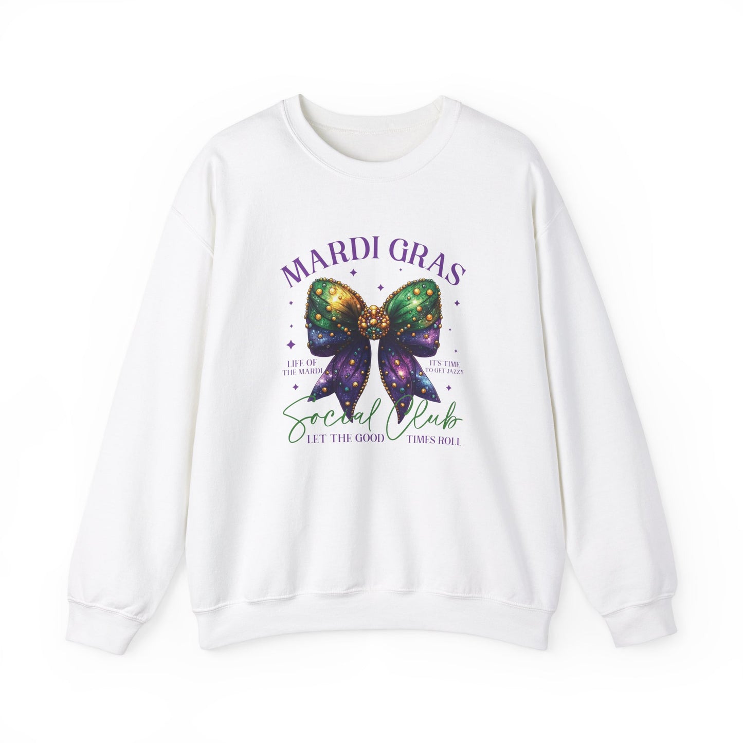 Mardi Gras Martini Club Sweatshirt