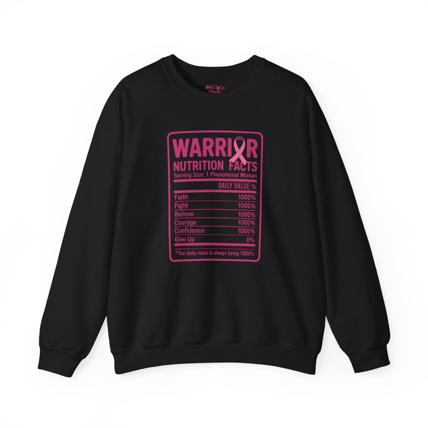 Warrior Nutrition Facts Sweatshirt