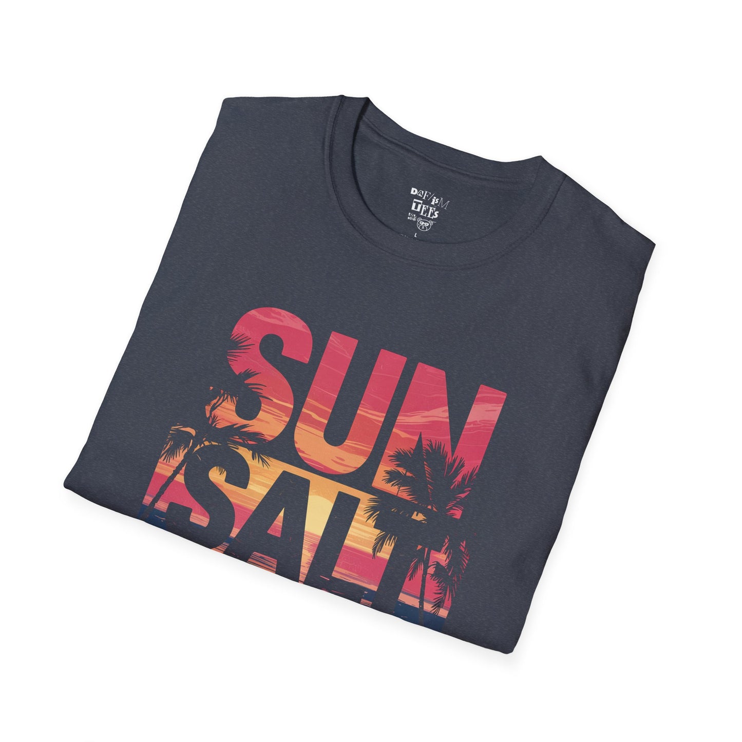 Summer Vibes Unisex T-Shirt, Sun Salt Sand Tee, Beachwear, Vacation Top, Casual Summer Shirt, Gift for Beach Lovers