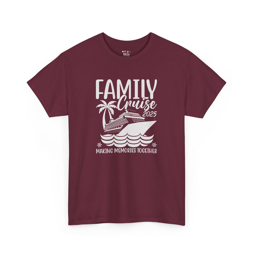 Family Cruise 2025 Unisex Heavy Cotton Tee | Great Vacation Shirt, Family Reunion Gift, Custom Cruise Apparel, Summer Holiday Tee, Fun [...]