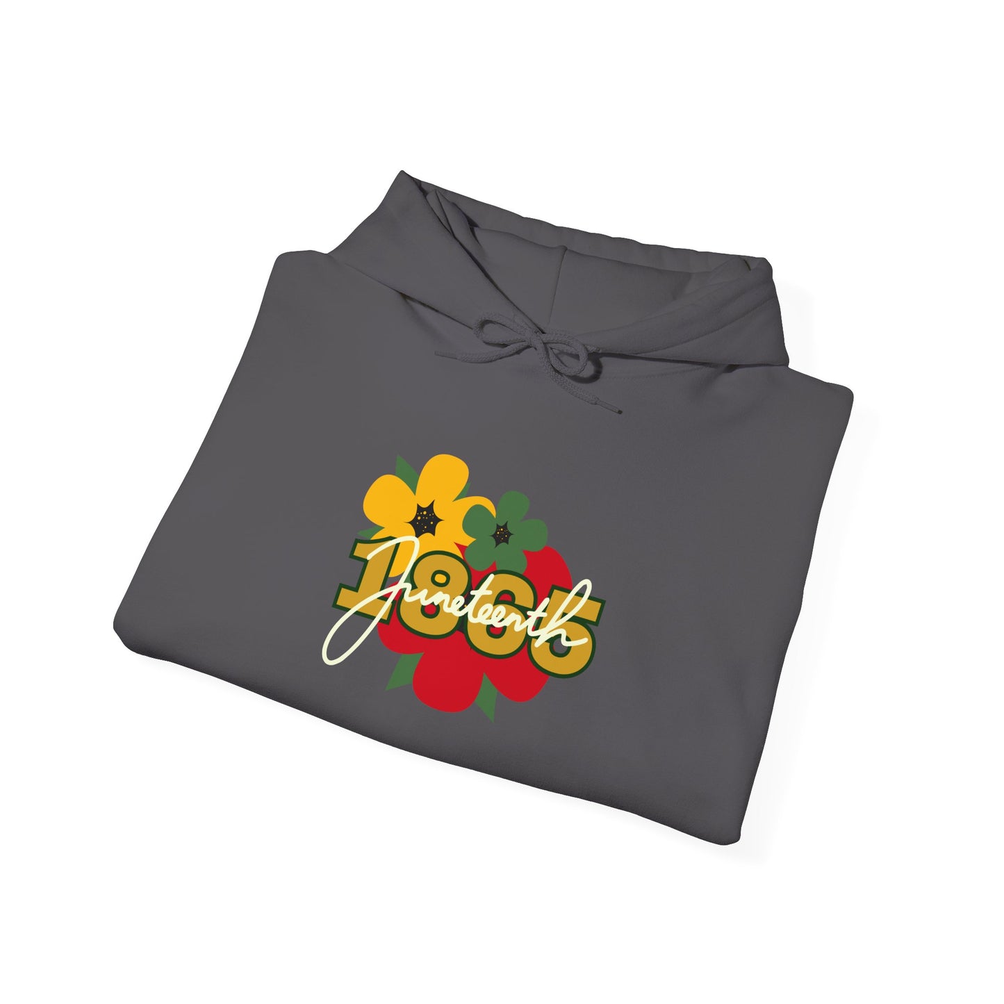 Juneteenth Flower Unisex Heavy Blend Hooded Sweatshirt